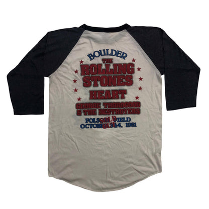 KNiTS タグ ROLLING STONES TOUR 1981 LIVE IN CONCERT 半袖Ｔシャツ ホワイト【瀬戸大橋店】