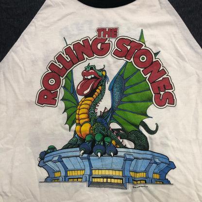 KNiTS タグ ROLLING STONES TOUR 1981 LIVE IN CONCERT 半袖Ｔシャツ ホワイト【瀬戸大橋店】