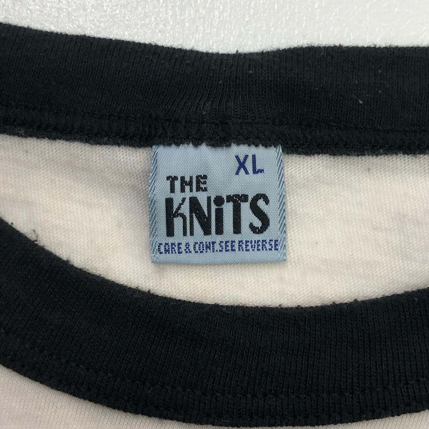 KNiTS タグ ROLLING STONES TOUR 1981 LIVE IN CONCERT 半袖Ｔシャツ ホワイト【瀬戸大橋店】