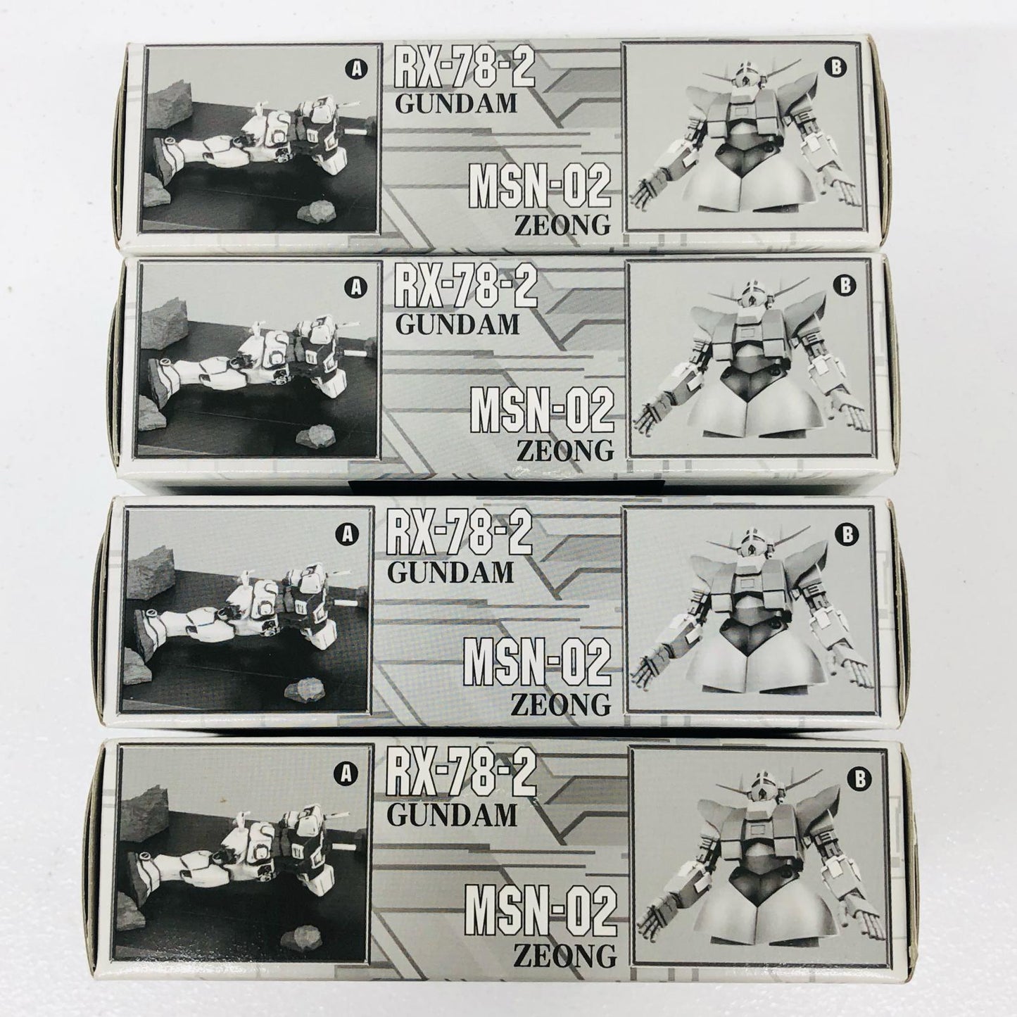 全4種セット「機動戦士ガンダム」1/250MTSSパート3【フィギュア】