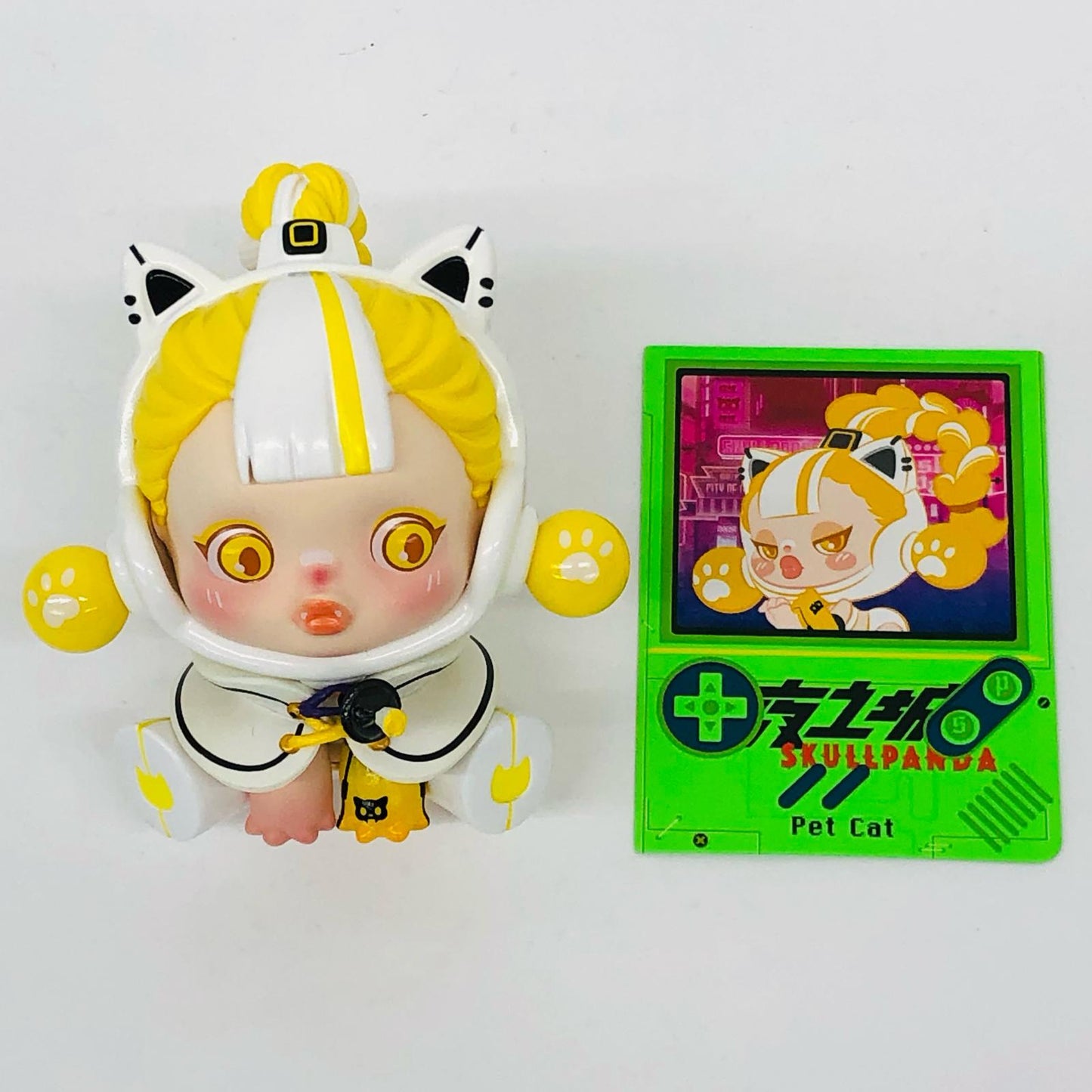 Pet Cat 「POPMART SKULLPANDA City of Night シリーズ」【フィギュア】