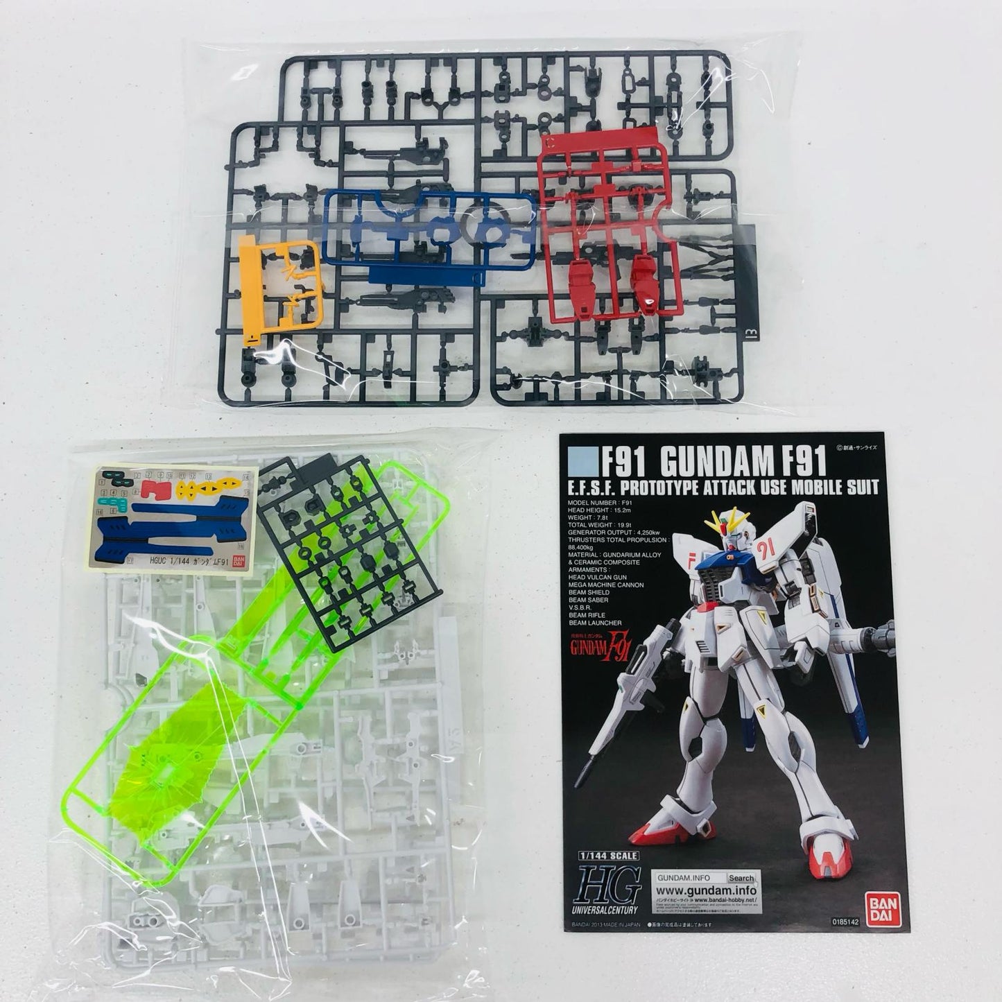 1/144HGUCF91ガンダムF91「機動戦士ガンダムF91」[0185142]