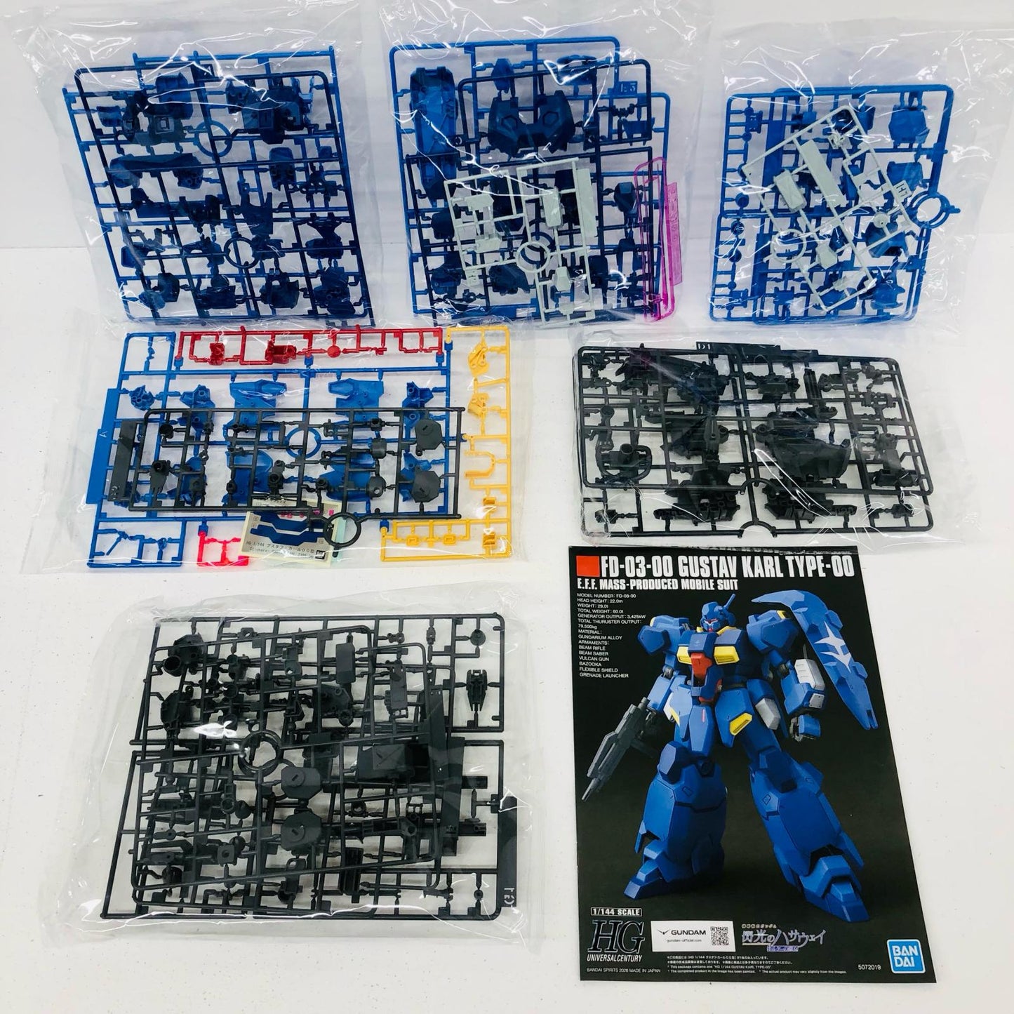1/144HGグスタフ・カールOO型「機動戦士ガンダム閃光のハサウェイ」[5072019]
