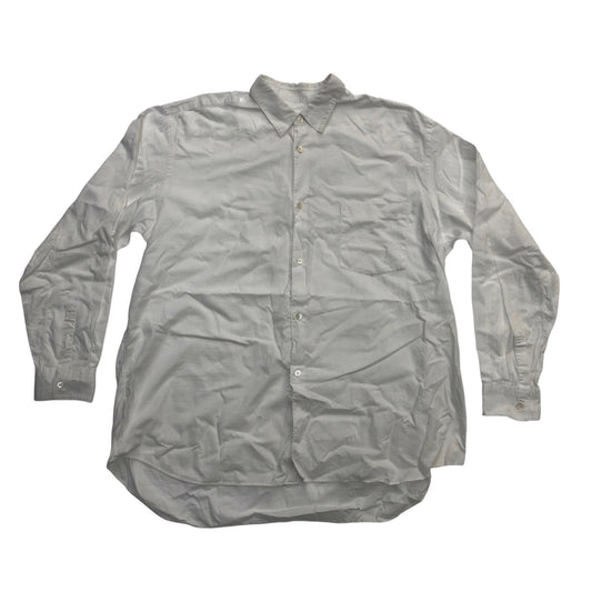 COMME des GARCONS SHIRT | コムデギャルソンシャツ Textured Cotton Poplin Shirt 長袖シャツ ホワイト【瀬戸大橋店】
