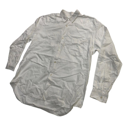 COMME des GARCONS SHIRT | コムデギャルソンシャツ Textured Cotton Poplin Shirt 長袖シャツ ホワイト【瀬戸大橋店】