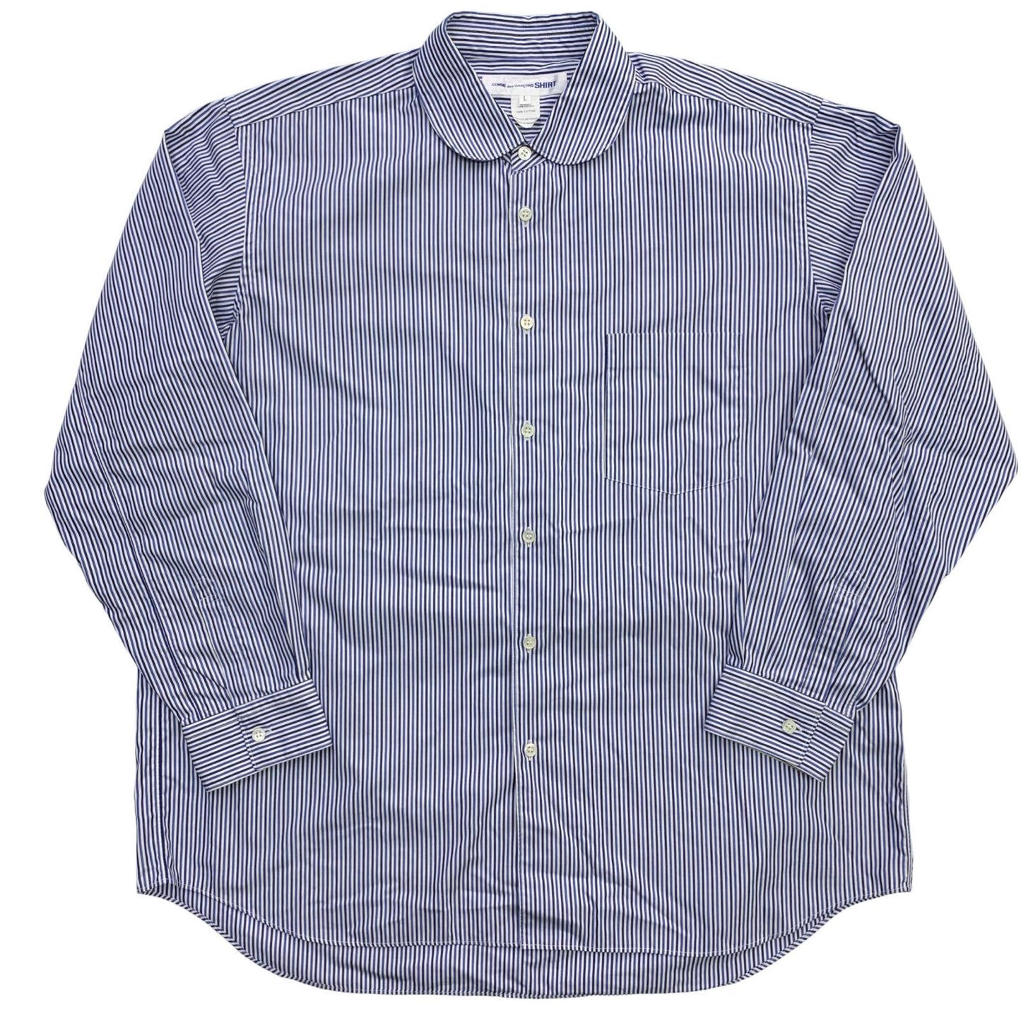 COMME des GARCONS SHIRT | コムデギャルソンシャツ FOREVER WIDE CLASSIC 長袖シャツ ブルー【瀬戸大橋店】