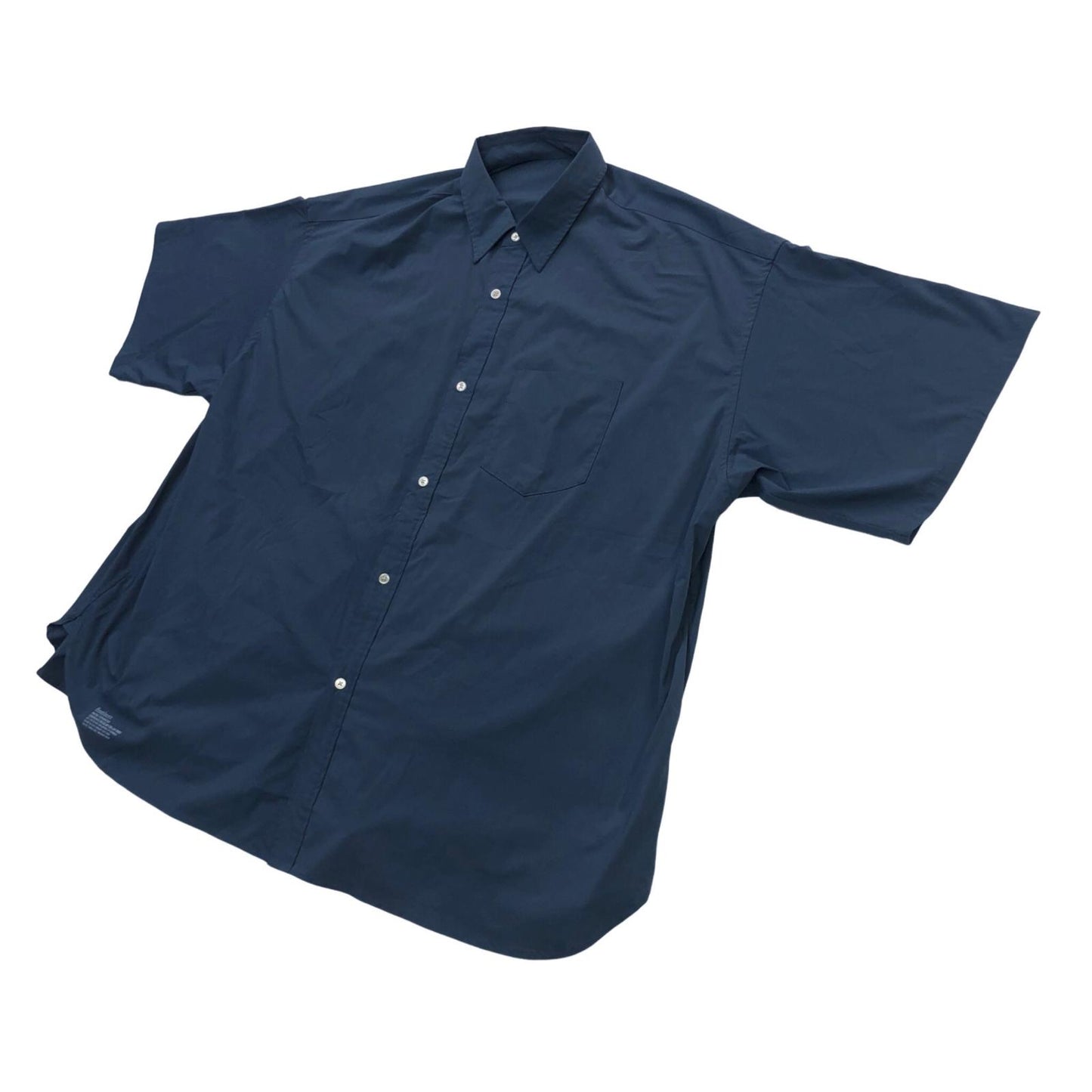 FreshService | フレッシュサービス MICRO TYPEWRITER CORPORATE S/S REGULAR COLLAR SHIRT 半袖シャツ グレー【瀬戸大橋店】