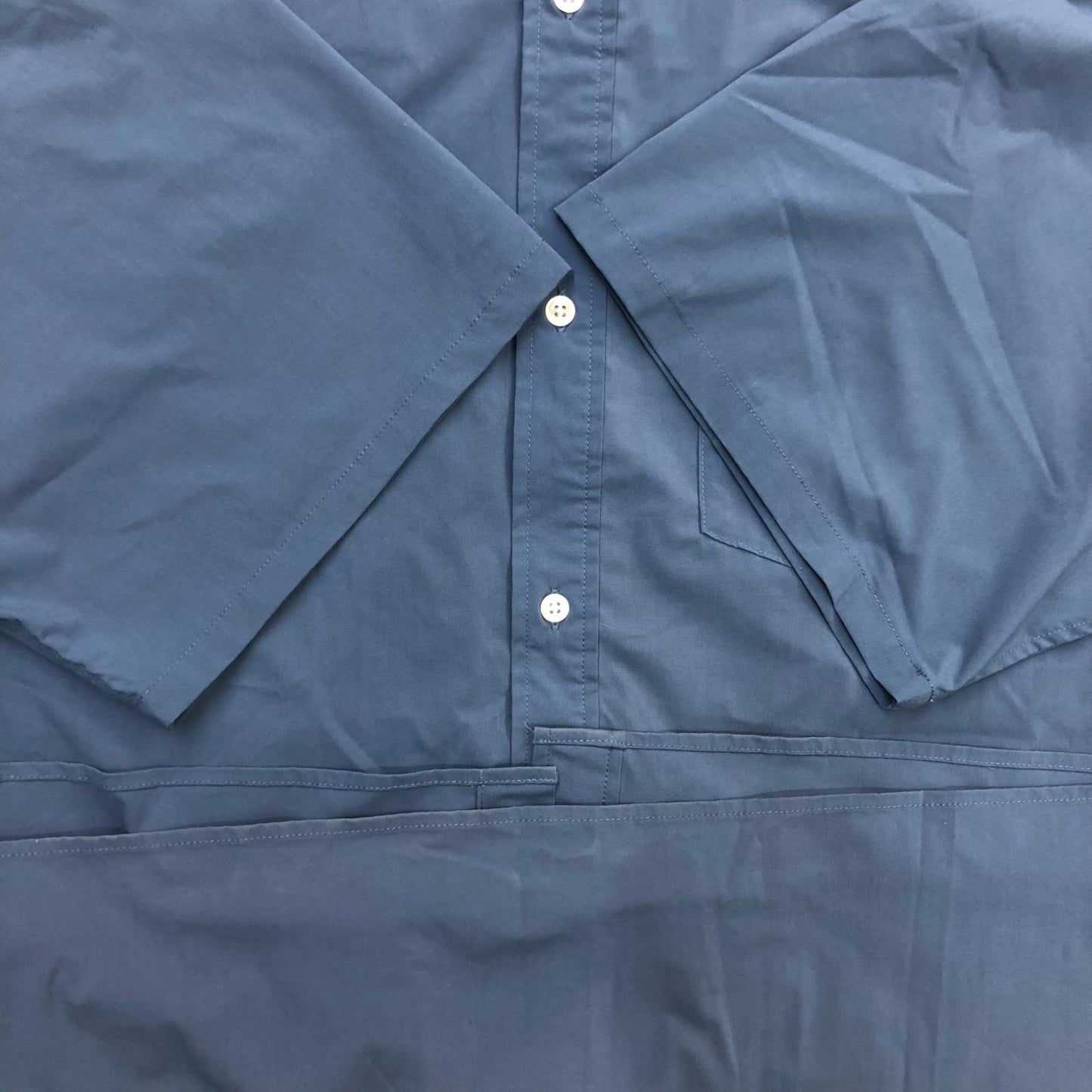 FreshService | フレッシュサービス MICRO TYPEWRITER CORPORATE S/S REGULAR COLLAR SHIRT 半袖シャツ グレー【瀬戸大橋店】
