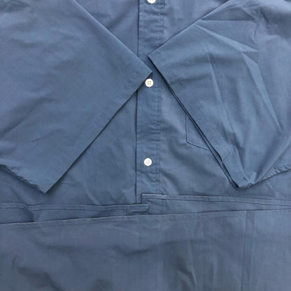 FreshService | フレッシュサービス MICRO TYPEWRITER CORPORATE S/S REGULAR COLLAR SHIRT 半袖シャツ グレー【瀬戸大橋店】