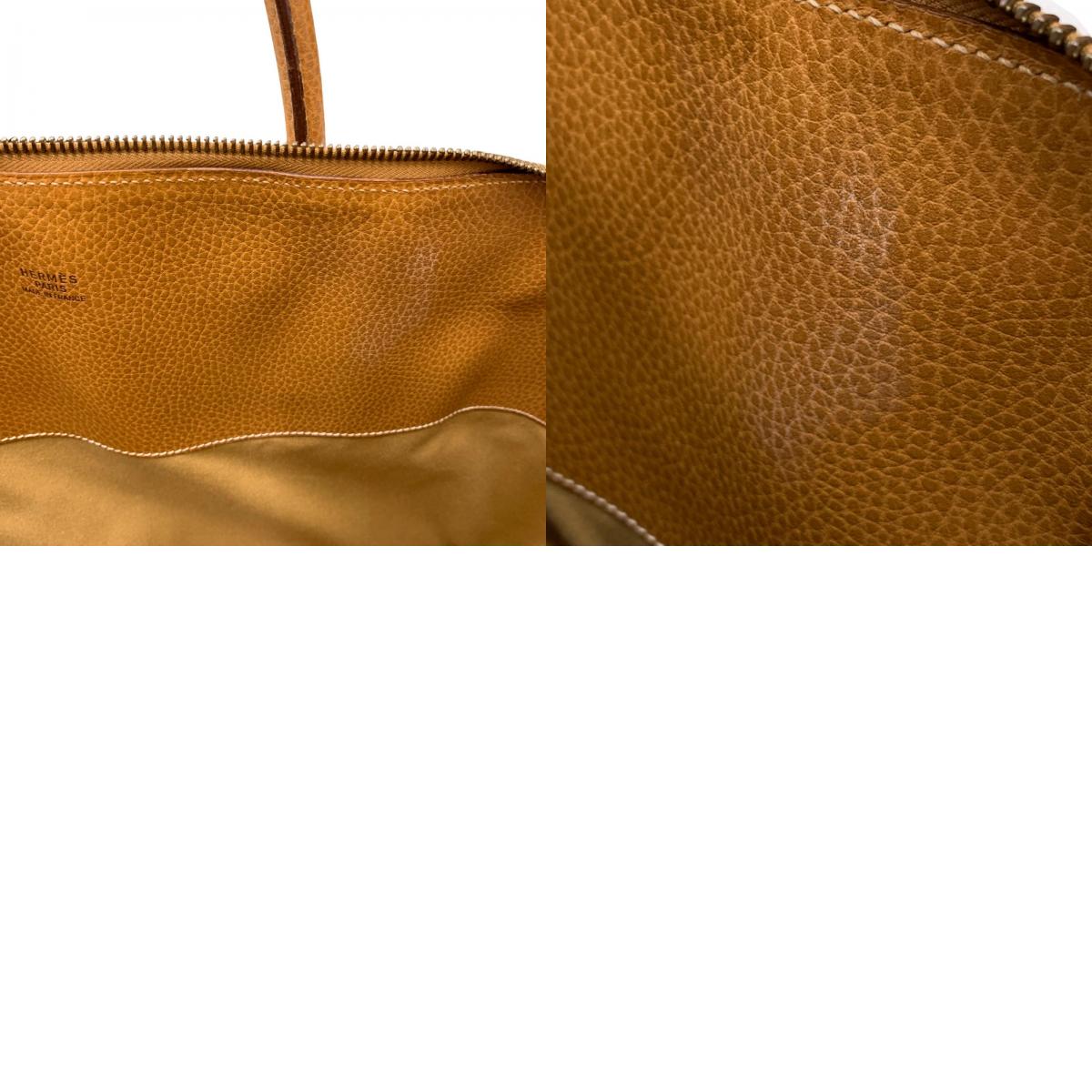 HERMES | エルメス ボリード45 〇W刻印 ゴールドカデナ付き ハンドバッグ ブラウン