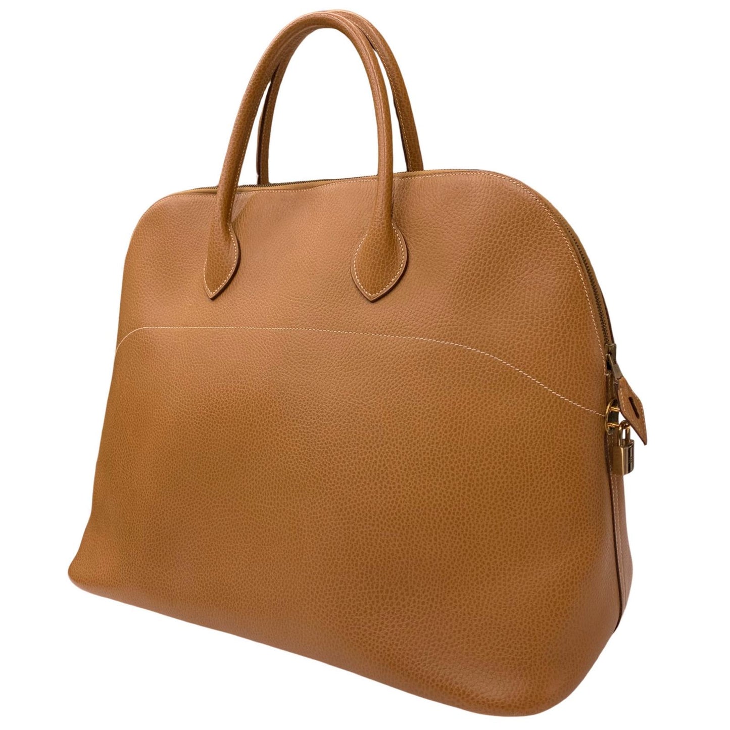 HERMES | エルメス ボリード45 〇W刻印 ゴールドカデナ付き ハンドバッグ ブラウン