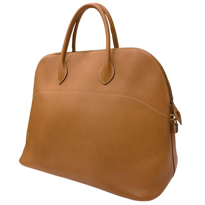HERMES | エルメス ボリード45 〇W刻印 ゴールドカデナ付き ハンドバッグ ブラウン