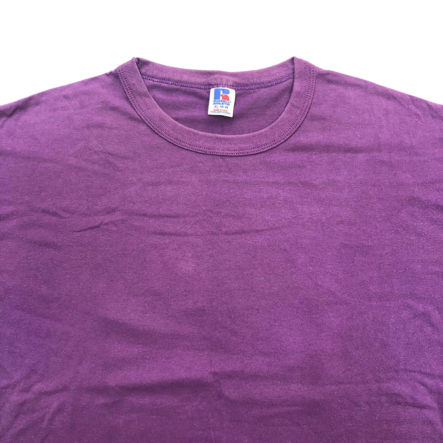 Russell Athletic | ラッセルアスレチック ナンバリング made in USA 半袖Ｔシャツ パープル サイズ：XL【瀬戸大橋店】