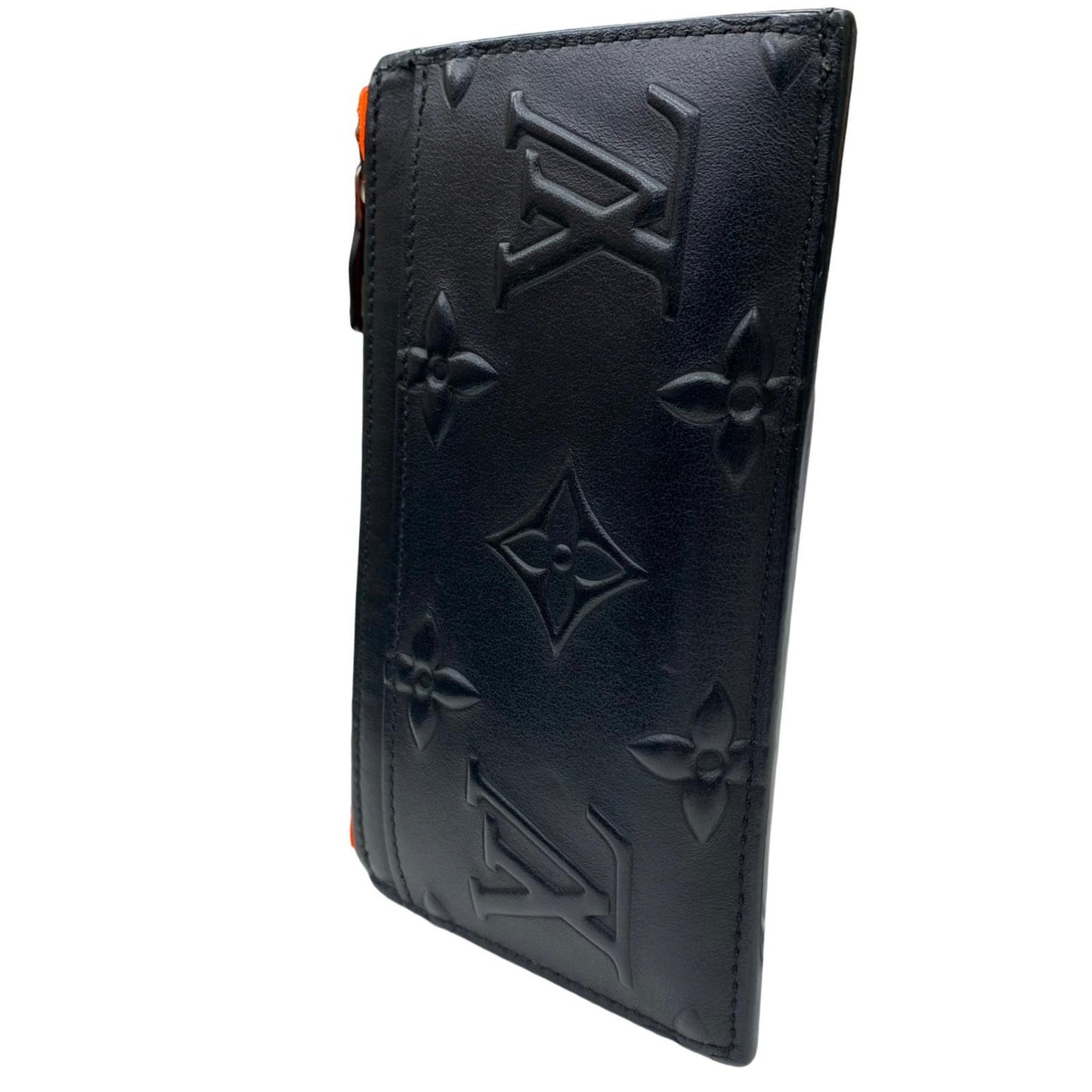 LOUIS VUITTON | ルイ・ヴィトン モノグラム シール コイン カードホルダー カードケース ブラック