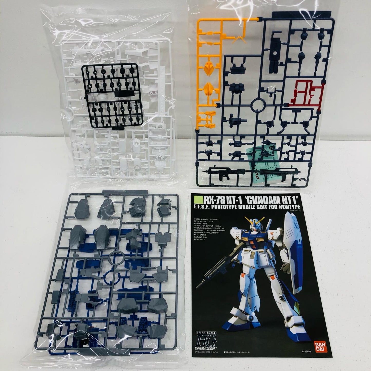 1/144HGUCRX-78ガンダムNT-1「機動戦士ガンダム0080ポケットの中の戦争」[5059158]
