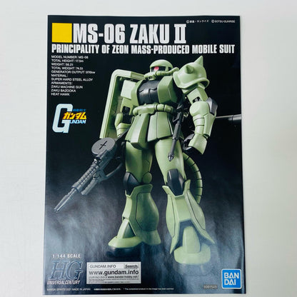 1/144HGUCMS-06ザクII「機動戦士ガンダム」[5061545]