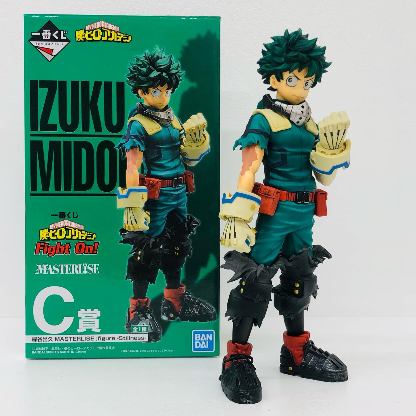 C賞/緑谷出久MASTERLISE;figure-Stillness-フィギュア「FightOn!/一番くじ僕のヒーローアカデミア」【フィギュア】