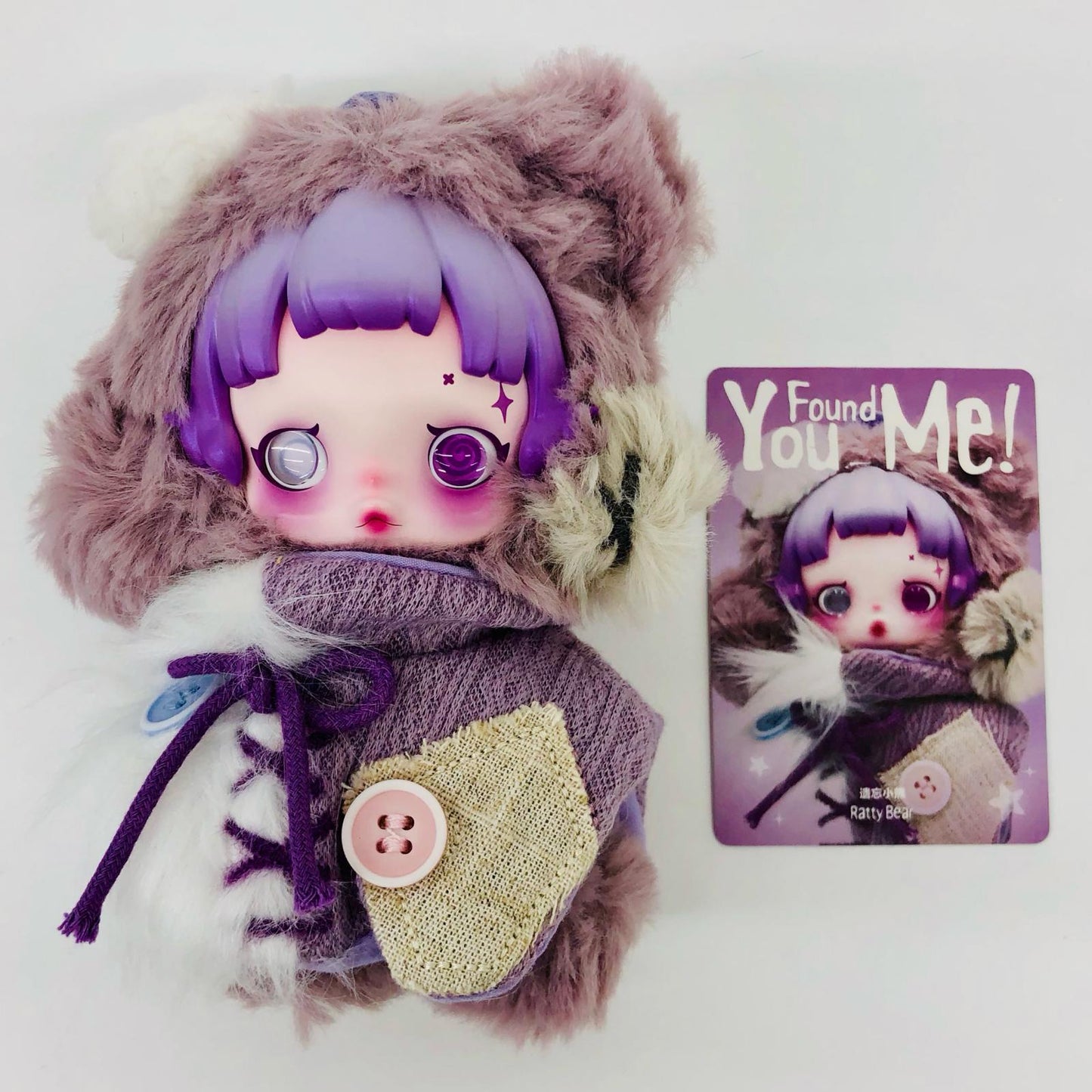 Ratty Bear「SKULLPANDA You Found Me! シリーズ ぬいぐるみペンダント」【フィギュア】