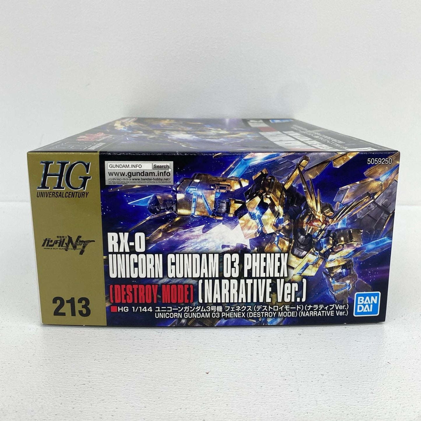 1/144HGUCRX-0ユニコーンガンダム3号機フェネクスデストロイモード(ナラティブver.)「機動戦士ガンダムNT」[592507]