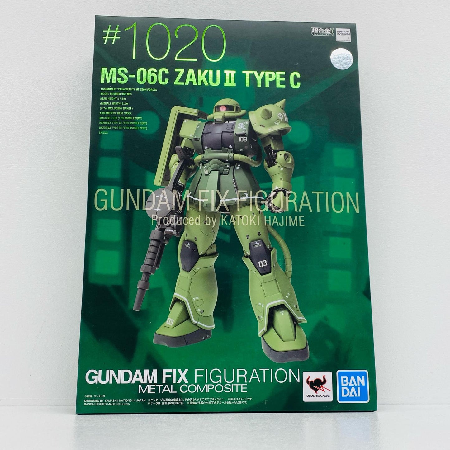 MS-06CザクIIC型「機動戦士ガンダムTHEORIGIN」GUNDAMFIXFIGURATIONMETALCOMPOSITE【フィギュア】