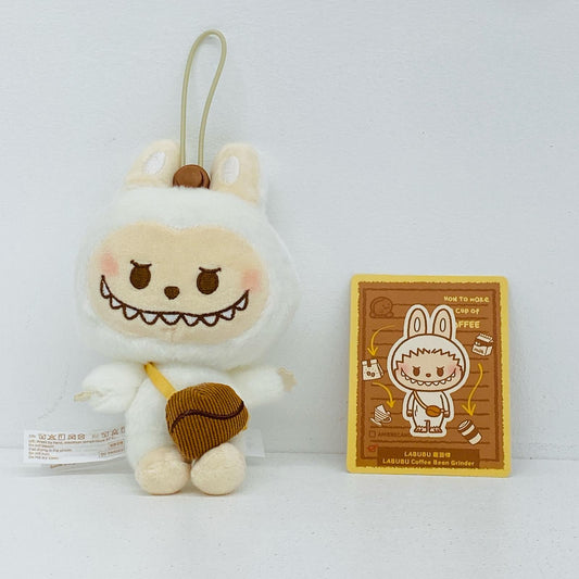 LABUBU POP BEAN Coffee Factory ぬいぐるみペンダント