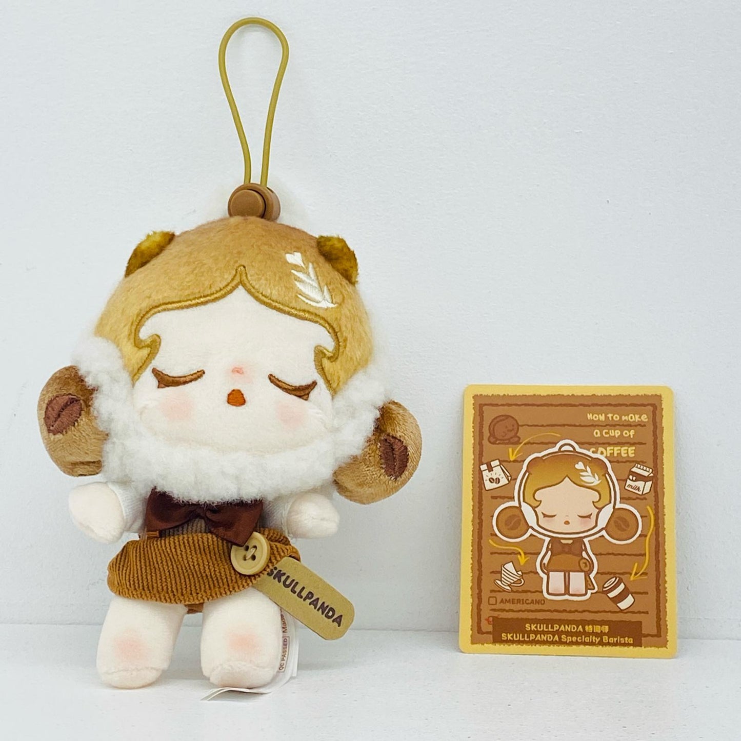 SKULLPANDA POP BEAN Coffee Factory ぬいぐるみペンダント