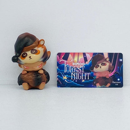 フィギュア Raccoon 「POPMART DIMOO FOREST NIGHT シリーズ」 Raccoon DIMOO FOREST NIGHT【フィギュア】【加古川物流】
