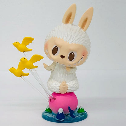 フィギュア Peach 「POPMART LABUBU ザ・モンスターズ フルーツ シリーズ」 Peach LABUBU ザ・モンスターズ フルーツ【フィギュア】【加古川物流】