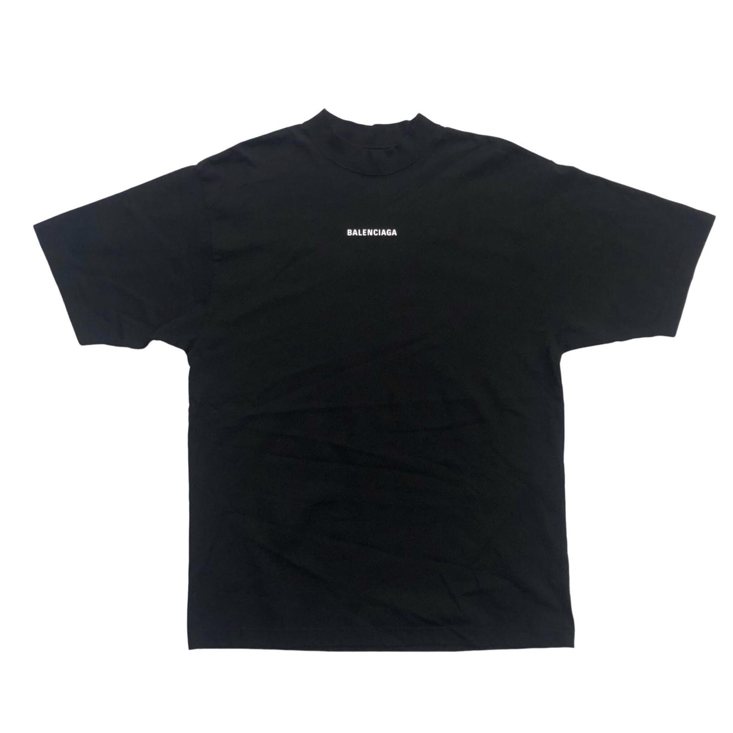 BALENCIAGA | バレンシアガ BAL BACK Medium Fit T-Shirt 半袖Ｔシャツ ブラック サイズ：XXS【瀬戸大橋店】