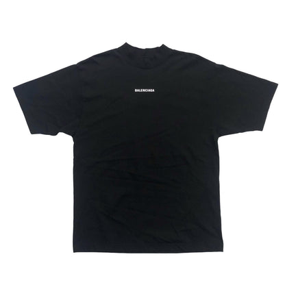 BALENCIAGA | バレンシアガ BAL BACK Medium Fit T-Shirt 半袖Ｔシャツ ブラック サイズ：XXS【瀬戸大橋店】