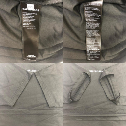 BALENCIAGA | バレンシアガ BAL BACK Medium Fit T-Shirt 半袖Ｔシャツ ブラック サイズ：XXS【瀬戸大橋店】