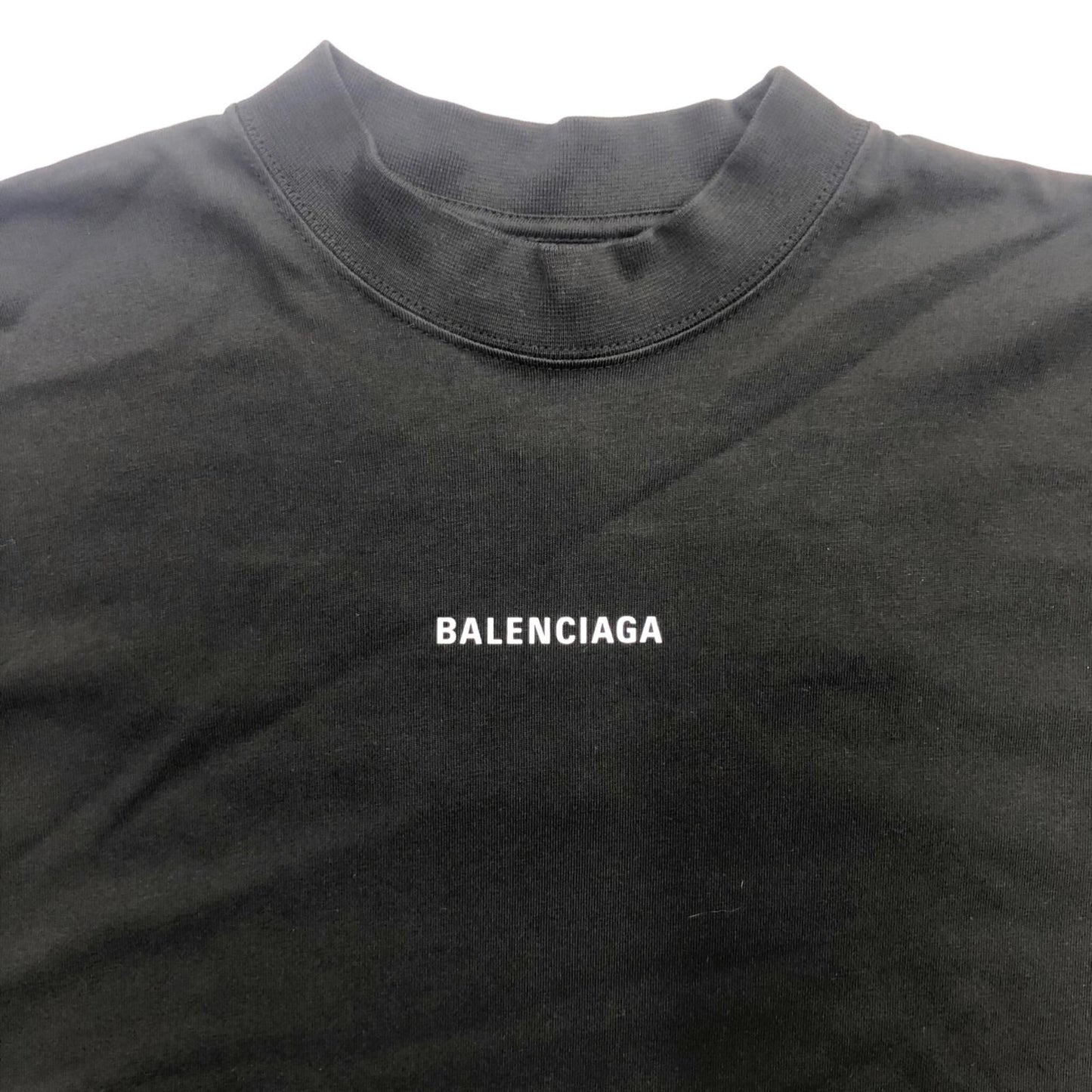 BALENCIAGA | バレンシアガ BAL BACK Medium Fit T-Shirt 半袖Ｔシャツ ブラック サイズ：XXS【瀬戸大橋店】