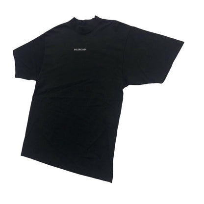 BALENCIAGA | バレンシアガ BAL BACK Medium Fit T-Shirt 半袖Ｔシャツ ブラック サイズ：XXS【瀬戸大橋店】