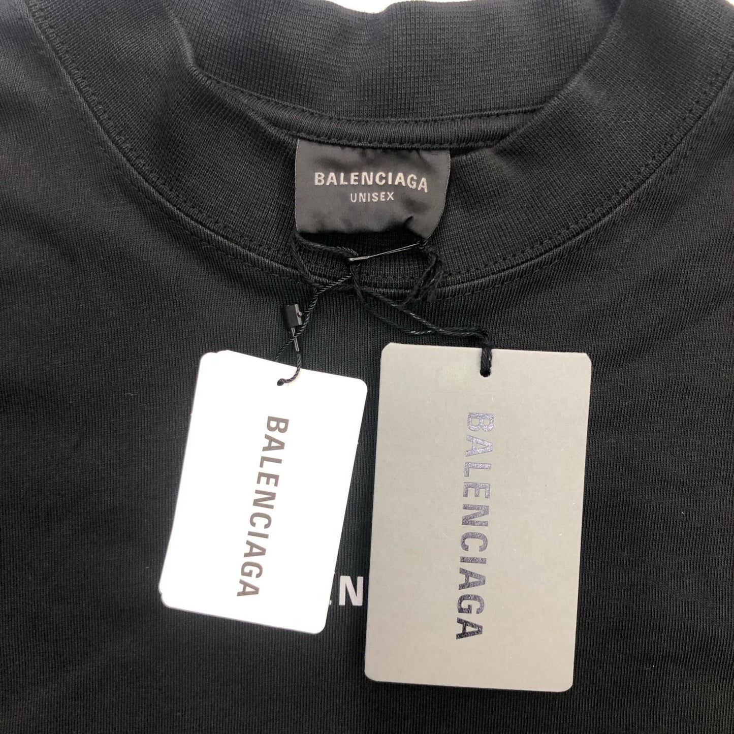 BALENCIAGA | バレンシアガ BAL BACK Medium Fit T-Shirt 半袖Ｔシャツ ブラック サイズ：XXS【瀬戸大橋店】