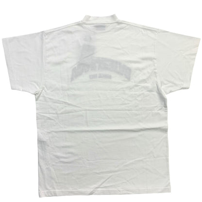 BALENCIAGA | バレンシアガ BACK FLIP LOGO VINTAGE JERSE Oversized I-Shirt 半袖Ｔシャツ ホワイト【瀬戸大橋店】