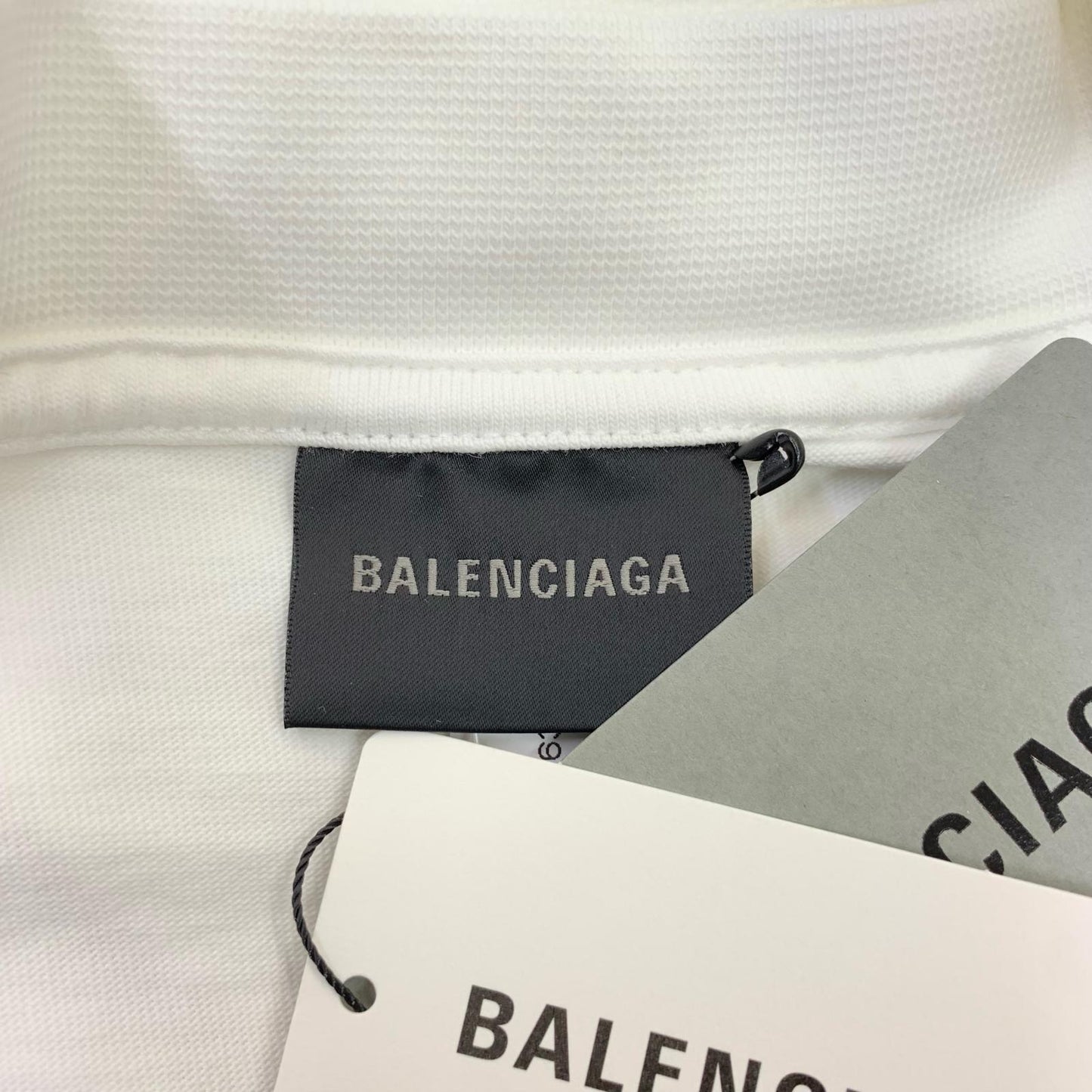 BALENCIAGA | バレンシアガ BACK FLIP LOGO VINTAGE JERSE Oversized I-Shirt 半袖Ｔシャツ ホワイト【瀬戸大橋店】