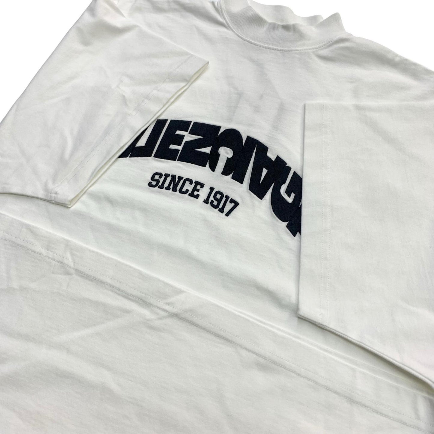 BALENCIAGA | バレンシアガ BACK FLIP LOGO VINTAGE JERSE Oversized I-Shirt 半袖Ｔシャツ ホワイト【瀬戸大橋店】