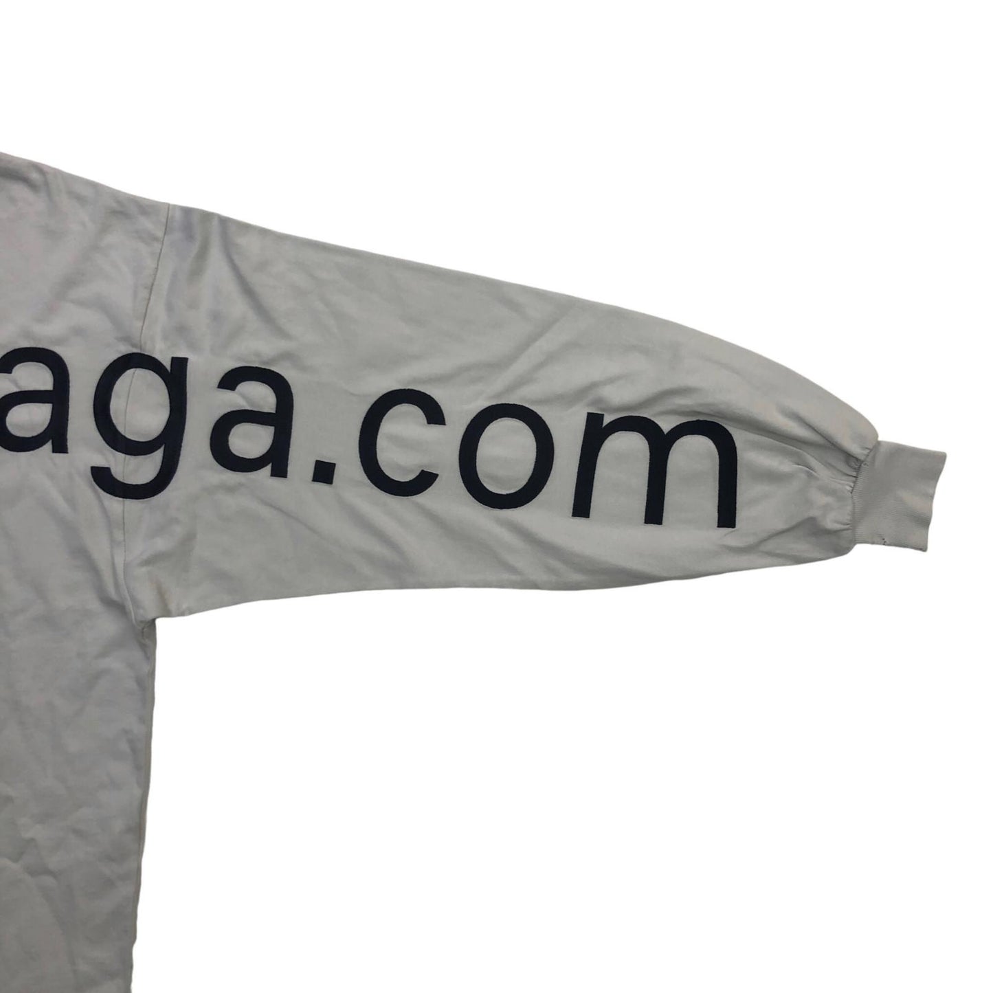 BALENCIAGA | バレンシアガ COM VINTAGE L/S Large Fit T-Shirt 2 長袖Ｔシャツ ホワイト【瀬戸大橋店】