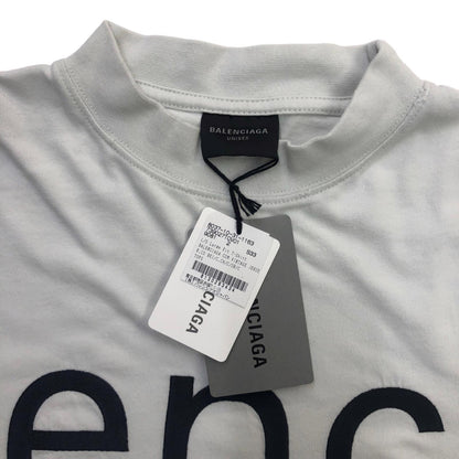 BALENCIAGA | バレンシアガ COM VINTAGE L/S Large Fit T-Shirt 2 長袖Ｔシャツ ホワイト【瀬戸大橋店】