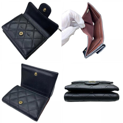 CHANEL | シャネル キャビアスキン 長財布 ブラック【瀬戸大橋店】