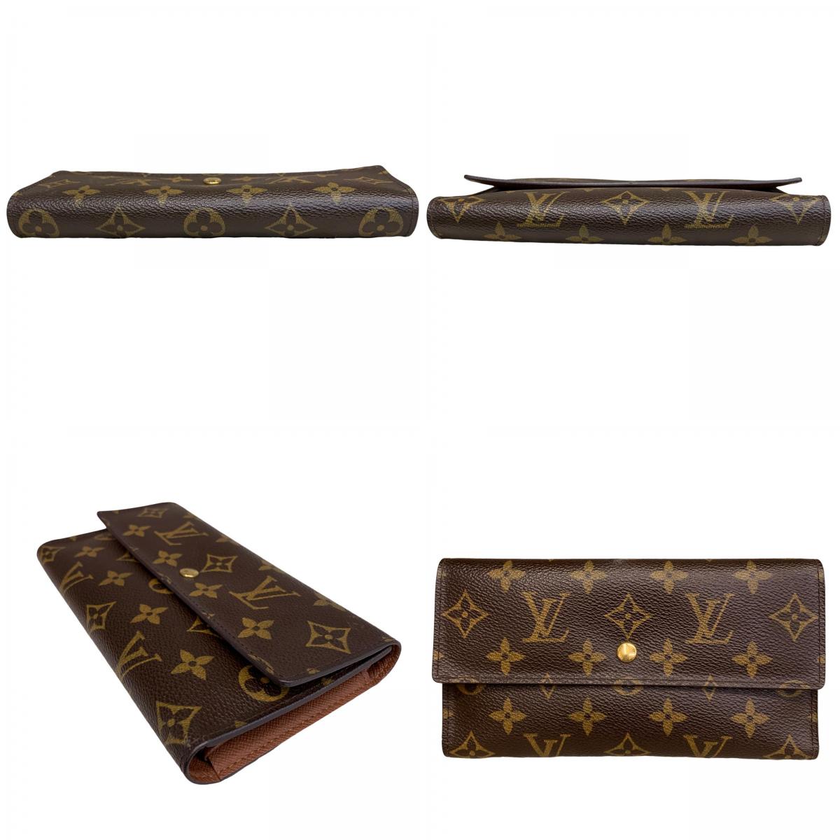 LOUIS VUITTON | ルイ・ヴィトン ポルトトレゾール・インターナショナル モノグラム 長財布 M61215 ブラウン【瀬戸大橋店】
