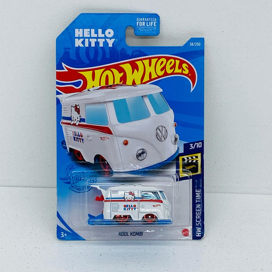 1/64KOOLKOMBIHELLOKITTY(ホワイト×レッド×ブルー)「HotWheelsHWSCREENTIME」[GRX94-M7C5]
