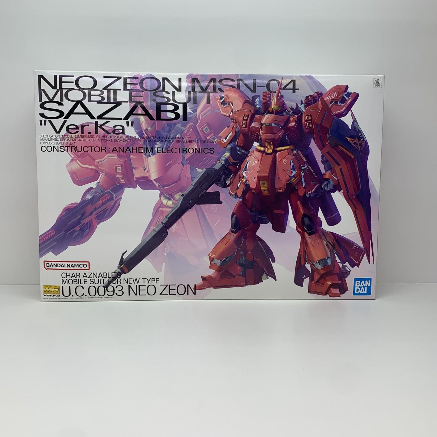 1/100MGMSN-04サザビーVer.Ka「機動戦士ガンダム逆