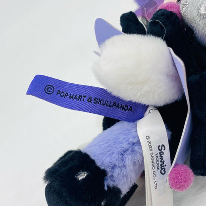 SKULLPANDA×KUROMI ぬいぐるみペンダント 「POPMART SKULLPANDA×サンリオキャラクターズ」
