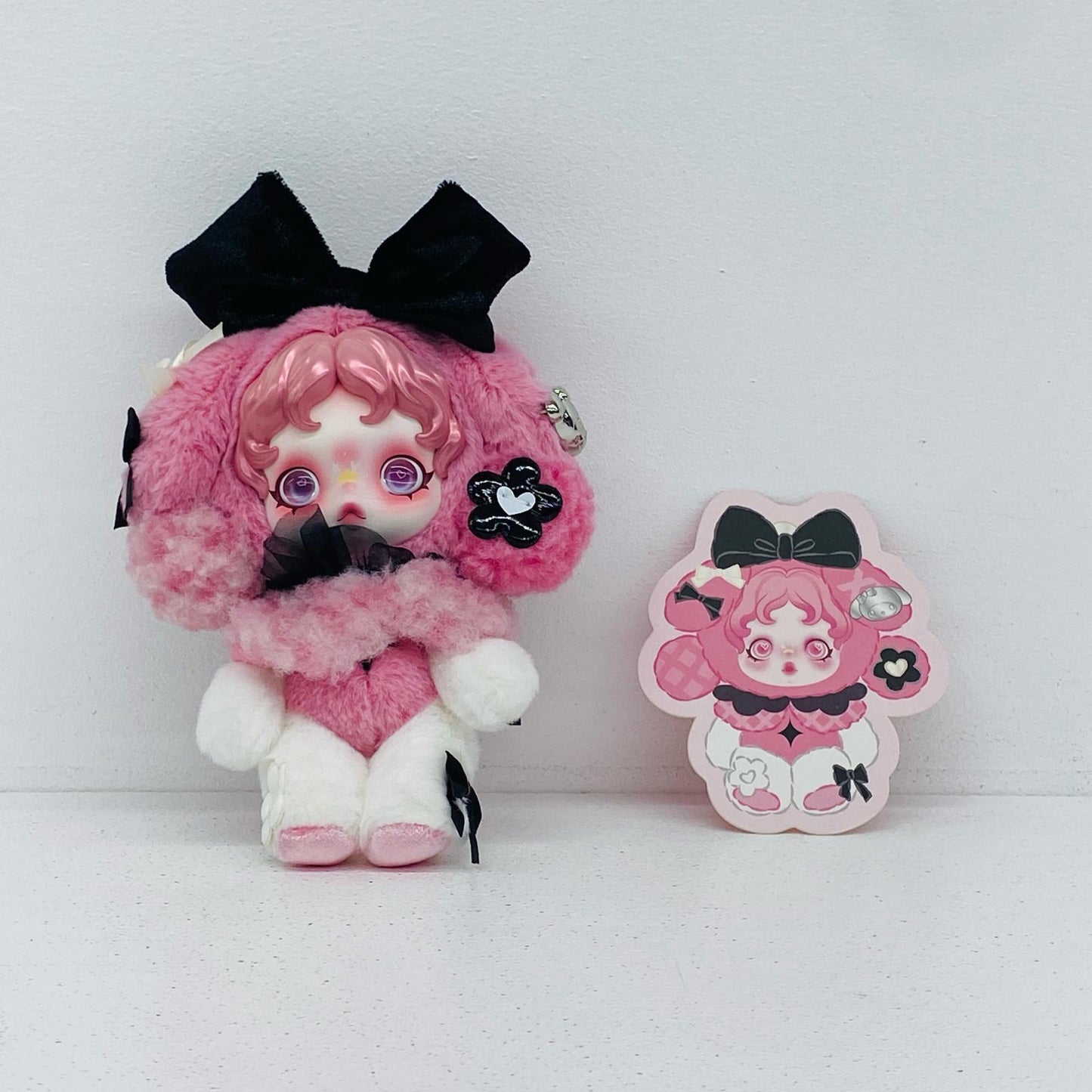 SKULLPANDA × MY MELODY ぬいぐるみペンダント 「POPMART SKULLPANDA×サンリオキャラクターズ」