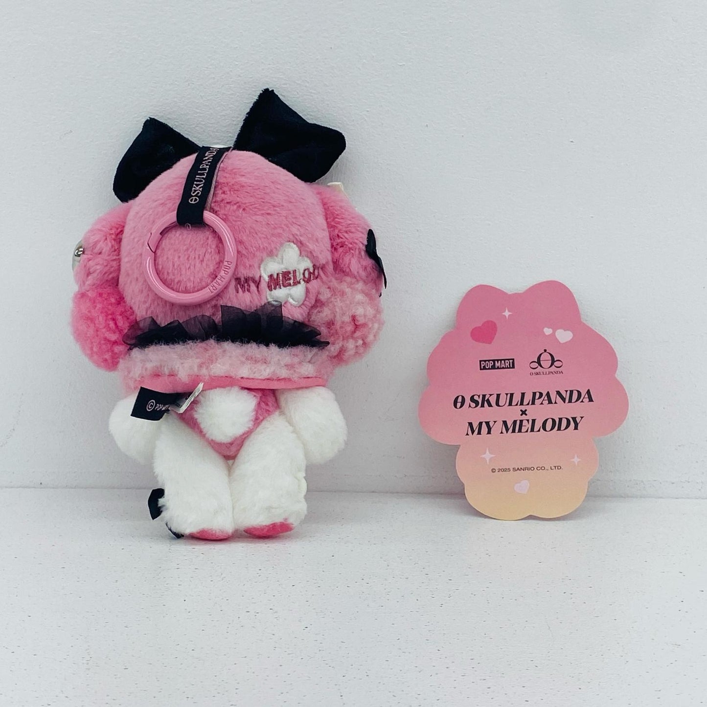 SKULLPANDA × MY MELODY ぬいぐるみペンダント 「POPMART SKULLPANDA×サンリオキャラクターズ」