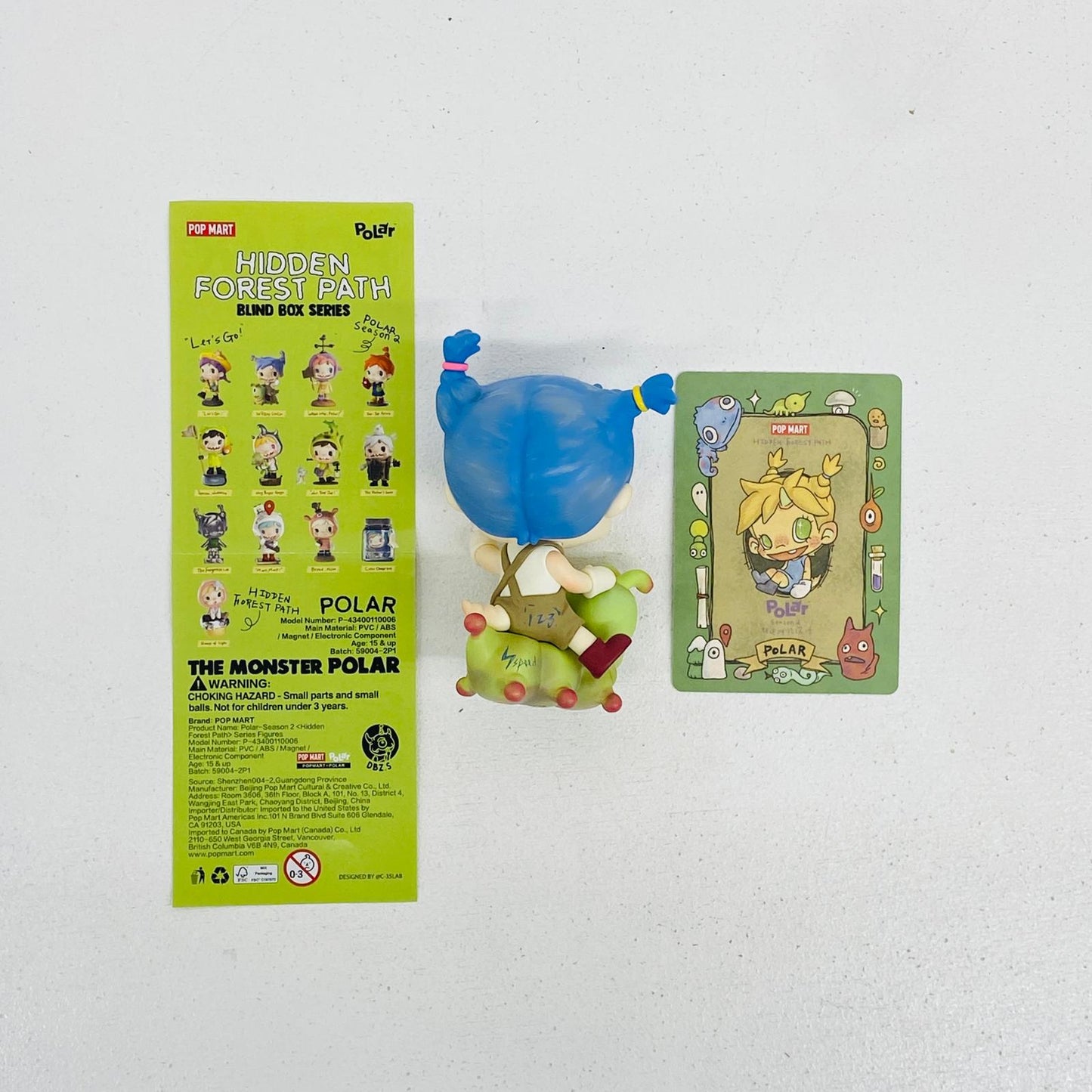 フィギュア Whizzy LioLio 「POPMART Polar Season 2 ＜Hidden Forest Path＞ シリーズ」 Whizzy LioLio Polar Season 2 ＜Hidden Forest Path＞【フィギュア】【加古川物流】