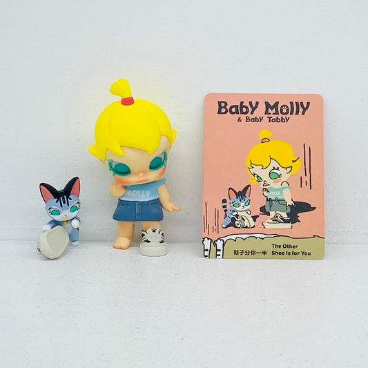フィギュア The Other Shoe Is for You 「POPMART Baby Molly ＆ Baby Tabby シリーズ」 The Other Shoe Is for You Baby Molly ＆ Baby Tabby【フィギュア】【加古川物流】