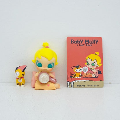 フィギュア Face the Storm 「POPMART Baby Molly ＆ Baby Tabby シリーズ」 Face the Storm Baby Molly ＆ Baby Tabby【フィギュア】【加古川物流】