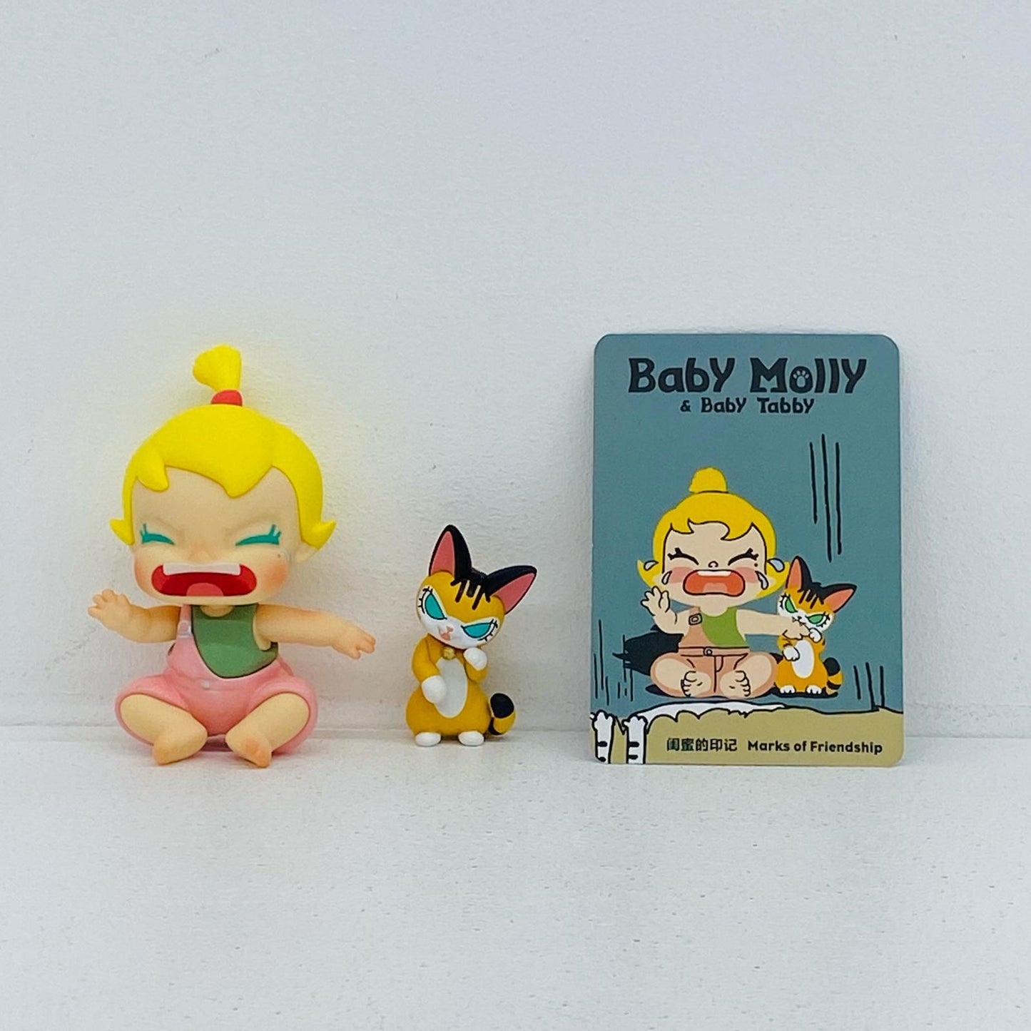 フィギュア Marks of Friendship 「POPMART Baby Molly ＆ Baby Tabby シリーズ」 Marks of Friendship Baby Molly ＆ Baby Tabby【フィギュア】【加古川物流】